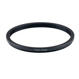 77mm to 72mm Step Down Ring Filter Adapter Metal Ring Step Down Rings Adapter Filter Compatible with All 72mm UV,CPL,ND,Lens Hood,Threaded Lens ect (77mm to 72mm)