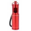 Portable Pocket Ashtray with Keychain Lanyard Retractable Circular Aluminium Alloy