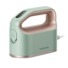 Newbealer Newbealer Smart Steam Iron for Clothes - 1200W Professional-Grade Turbo Steam, 3 Steam & 3 Dry Heat Modes, 45s Heat-Up, 6oz Tank, Auto-Off, Nonstick Ceramic Soleplate for Home, RV & Hotel (120V Only)