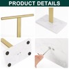 BathAce Hand Towel Holder, T-Shape Hand Towel Stand for Bathroom,