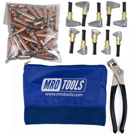 100 1/8 Cleco Fasteners + Cleco Pliers + 5 KSG 3/4 x 1/2 Side-Grip Clamps + 5 KSG 3/4 x 1 Side-Grip Clamps + Carry Bag (K1S100-1/8SG)