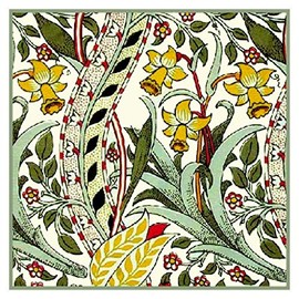 Orenco Originals William Morris Daffodil Flowers Detail Design Counted Cross Stitch Pattern