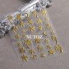 Unbranded Gold Ocean Starfish Turtle Sun Palm Tree 5D Nail