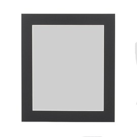 Hakuba AMZMFM-4BK 4977187003420 Frame Options Free Mat AZ 4 Size Black V Cut Mat Can be Used As a Paper Frame or As a Frame Mat