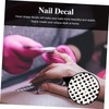 Minkissy 16sheets Nail Sticker Decals Heart Press Nails Art Stickers