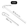 10Pcs Sewing Loop Turner Hook Set (5 Long & 5