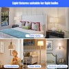 Powfloven 5000mAh Rechargeable Light Bulbs with Remote, E26 Wireless LED