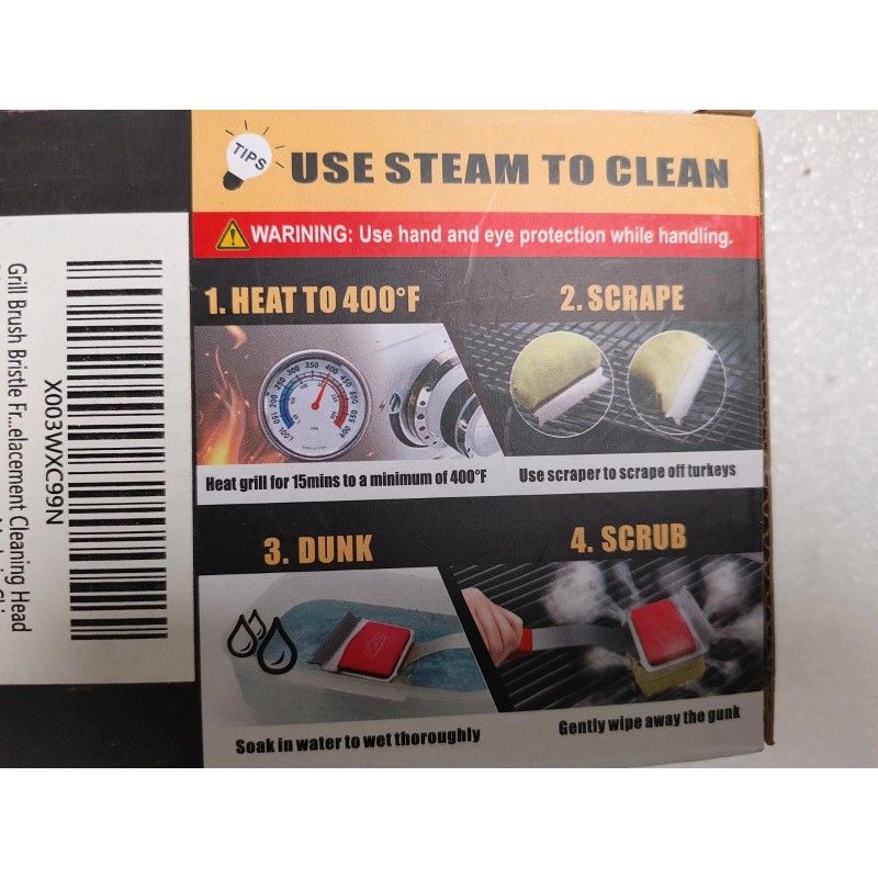 GRILLART Grill SCRAPTER ONLY - Steamwizards BBQ, NO HANDLE