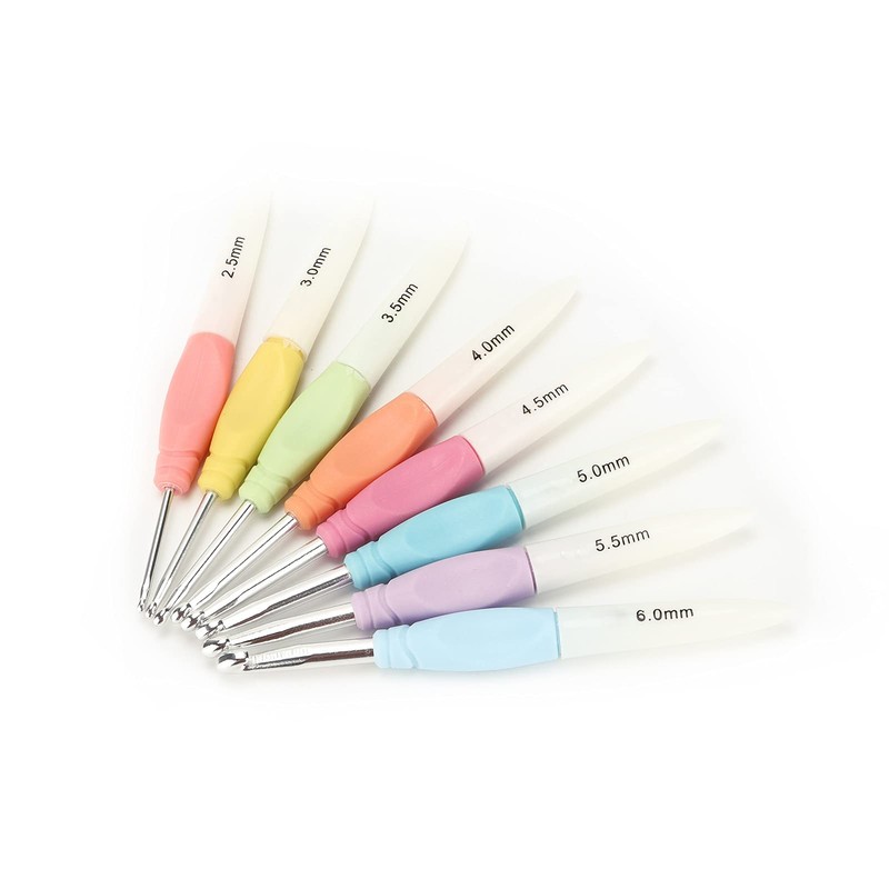 Yosoo Knitting Needles Set Boye Crochet Hooks Plastic Yarn Size