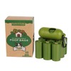 RUIFANDAHK Forest Green Degradable Pet Waste Bags with Dispenser -