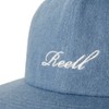 Reell Low Pitch Cap for Men and Women, Washed denim