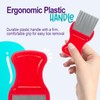 Dynarex WeCare ClearNit Lice and Nit Removal Combs with Plastic