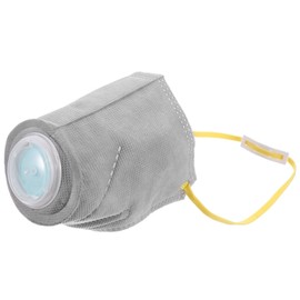 Ipetboom Adjustable Dog Gas Mask: 1pc Breathable Pet Muzzle for Medium Dogs Mouth Masks Dustproof and Warm Protective, Reusable Nylon Pet Mouth Cover for Outdoor Use, Dark Grey Size M, 3.54x2.75in