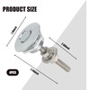 4 PCS Quick Release Hood Pins, Universal Aluminum Vehicle Hood