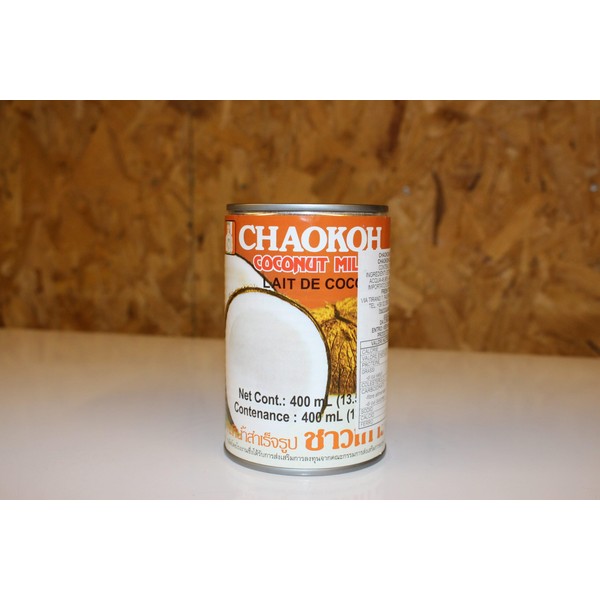 Chaokoh Coconut Milk 400ml - Pack of 12 | Premium Quality | Rich and Creamy | Pure and Natural | Premium Thai Coconut Milk…