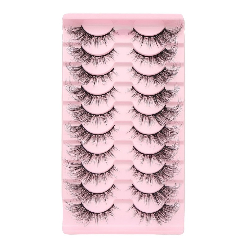 Eyelashes Faux Mink Fox Eye Natural Looking Russian Lashes Strip