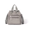 Baggallini Women's Modern Everywhere Drawstring Bag, Sterling Shimmer, One Size,
