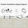 1/16 Wire Rope Kit,Vinyl Coated Aircraft Cable,7x7 Strand Core with