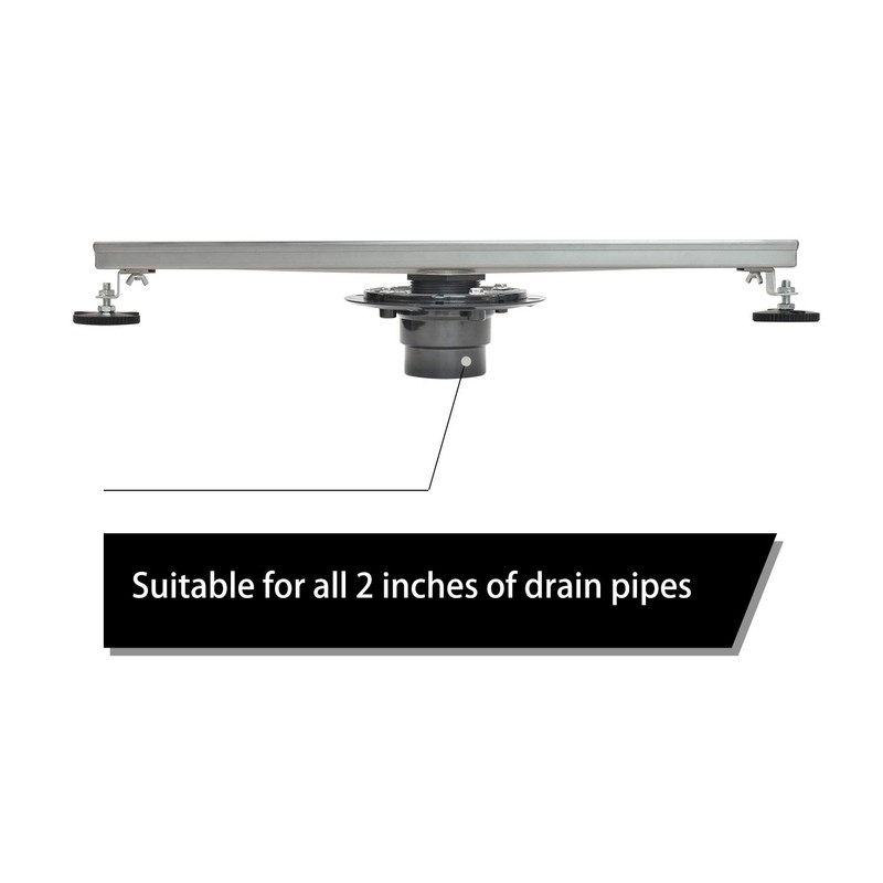 SaniteModar 2-in ABS Shower Drain Base can be Used with