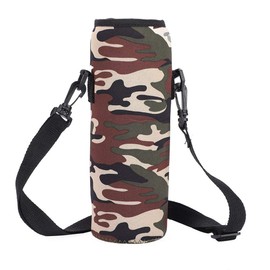 Water Bottle Bag, 1L Outdoor Neoprene Bottle Holder Cover Bottle Sling Bag with Strap
