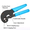 Gaobige Coaxial Cable Crimping Tool Kit, RG6 RG11 Crimping Tool