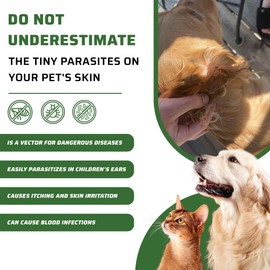 PE4U Natural Spray for Dogs & Cats - Itch Relief & Skin Soothing Spray with Eucalyptus Lemon Oil - Safe for Sensitive Skin, Reduces Irritation, Neutralizes Odor, and Protects Skin - 1.69 Fl Oz