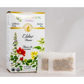 Celebration+Herbals+Organic+Elder+Flower+Tea+Bags+24+Count
