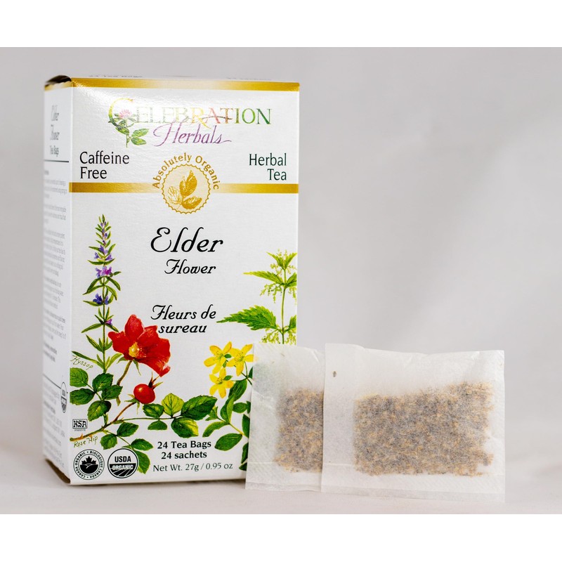 Celebration+Herbals+Organic+Elder+Flower+Tea+Bags+24+Count