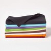 Homescapes - Four - Black - Napkins - 100% Cotton