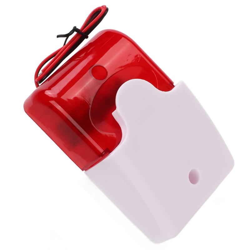 Wired Flash Siren, Acoustic Light Alarm, Safety Warning Device -