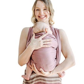 Shabany® Baby Wraps - 100% Organic Cotton - Baby Carrier for Newborn and Toddler up to 33Ib (Violet)