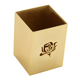 Ciieeo Pen Holder Organizer Stainless Steel Desktop Sundries Holder for Office Classroom and Home Use Stylish and Functional Pencil Cup for Markers and Makeup Brushes