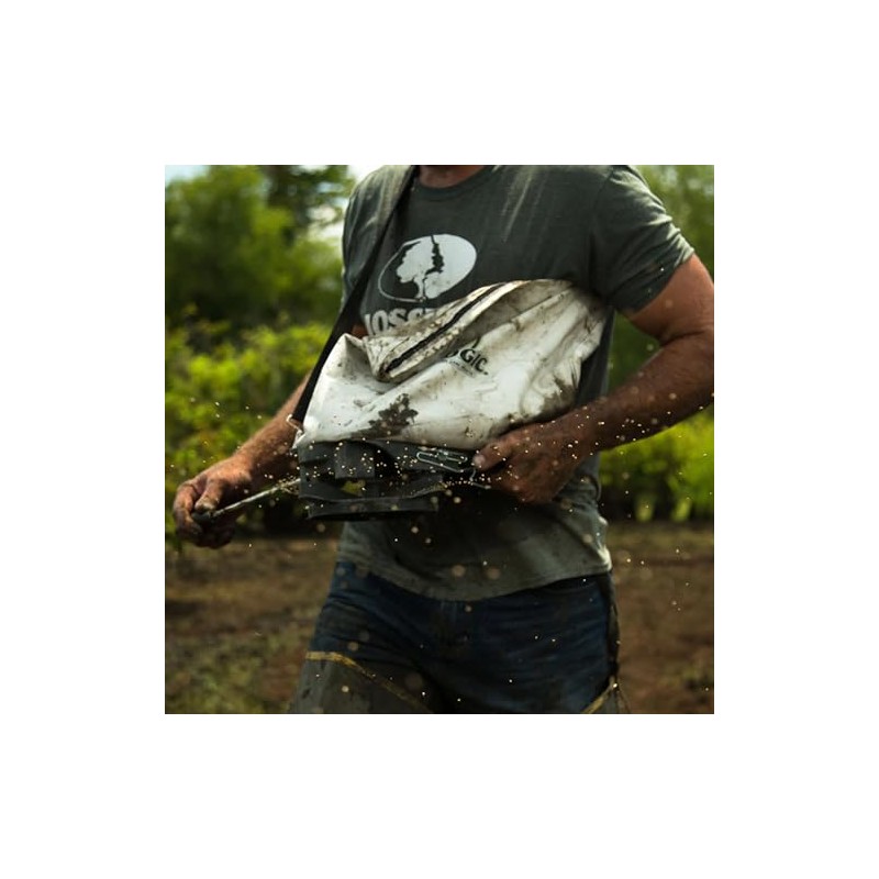 BioLogic Hand Seeder, Handheld Broadcast Spreader with Calibrated Flow Rate