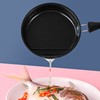 BOENLU 4.72in Mini Frying Pan, Stainless Steel Nonstick Induction Pot