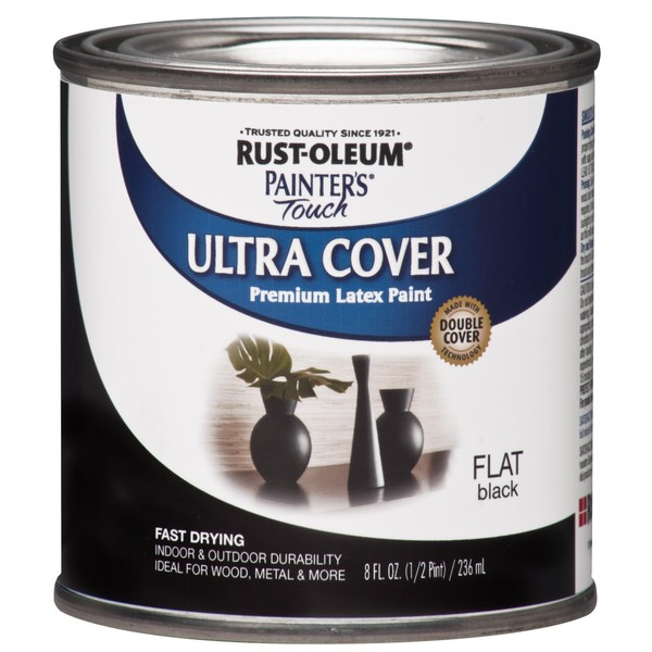 Rust-Oleum Rust-Oleum 1976730 Painter's Touch Latex Paint, Half Pint, Flat