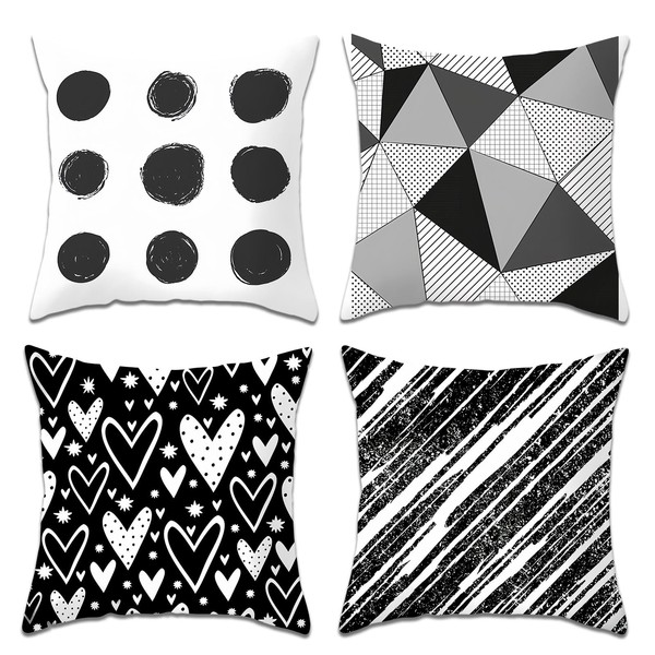 Betadistor Pillow Cases 4 Pack 45 x 45 cm Decorative