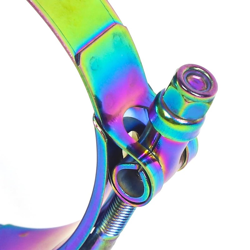 Kyostar 3.5" T-Bolt Hose Clamp Adjustable Stainless Steel Titanium Neo