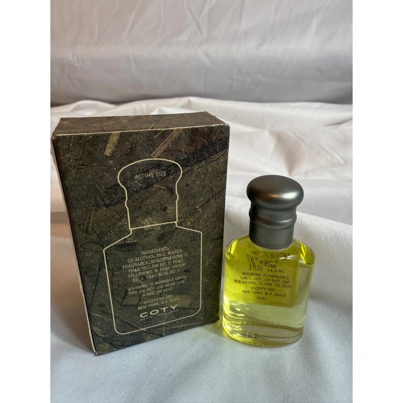 Coty Raw Vanilla For Men Cologne Splash .5 fl oz