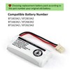 VANBOW Battery BT162342 / BT262342 BT183342/BT283342 BT166342/BT266342 2.4v 800Mah Battery