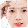 Mikinona Set Acrylic Eyebrow Shape Ruler Precision Face Beauty Tools