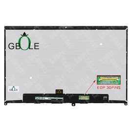 GBOLE Replacement for Lenovo IdeaPad Flex 5-14 5-14ARE05 5-14IIL05 5-14ITL05 5-14ALC05 81X2 81WS 81X1 82HS 82HU 5D10S39642 5D10S39641 LCD Touch Screen Display Assembly Bezel with Board FHD IPS