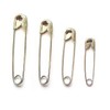 100 SAFETY PINS IN 4 SIZES. METAL. SPRING. FINGER GUARD. COSPLAY. SEWING CLOTHES