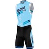 FDX Men Triathlon Tri Suit Padded Compression Running Swimming Sublimation
