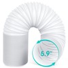Airwhirl 5.9 Inch Air Conditioner Exhaust Hose, AC Hose with