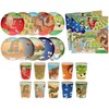 Passover seder 10 plagues paper goods, plates, cups and napkins,
