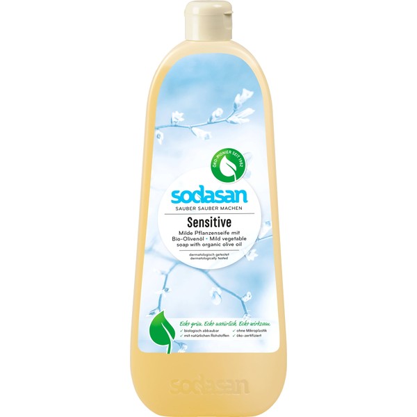 SODASAN Sensitive Liquid Soap, 1 l