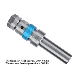 Floating Tap Holder ER20 High Precision Telescopic Toolholder for M2 to M16 Taps for CNC Milling and Lathe Machines(GS-TER20A-D25)