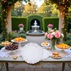 150 Pcs 6" White Lace Paper Doilies,Disposable Round Liners for