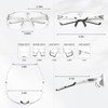 X-TIGER Cycling Glasses, Self-tinting Men Women TR90 Frame Sports Glasses