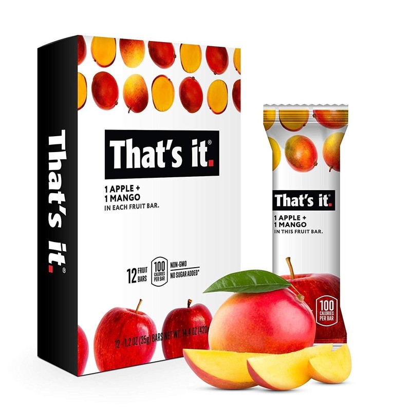 That's it , Apple + Mango , Fruit bar ,Pack